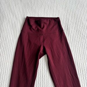 lululemon athletica Kids Burgundy Leggings